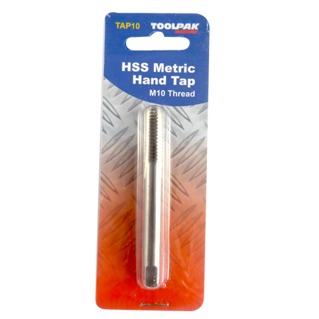 Tap Metric Second Cut M10 HSS Toolpak 